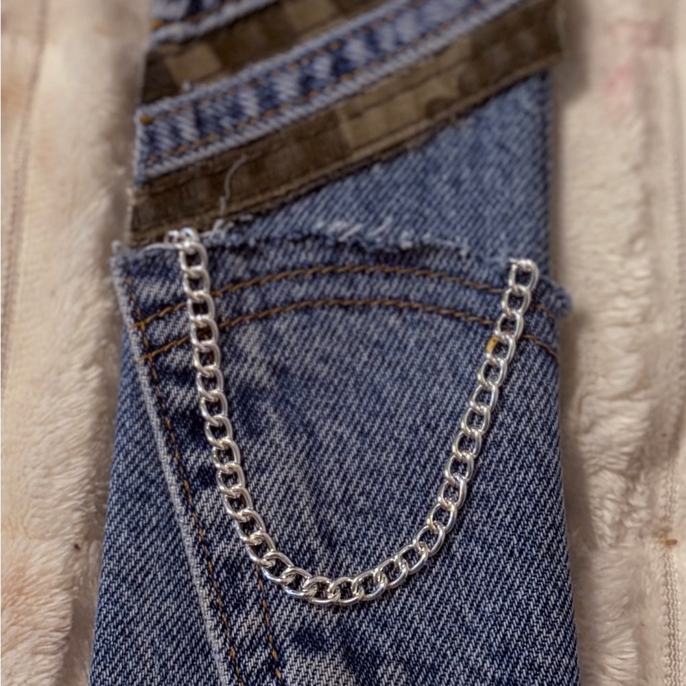 Stylish Denim Patchwork Hat - image 4